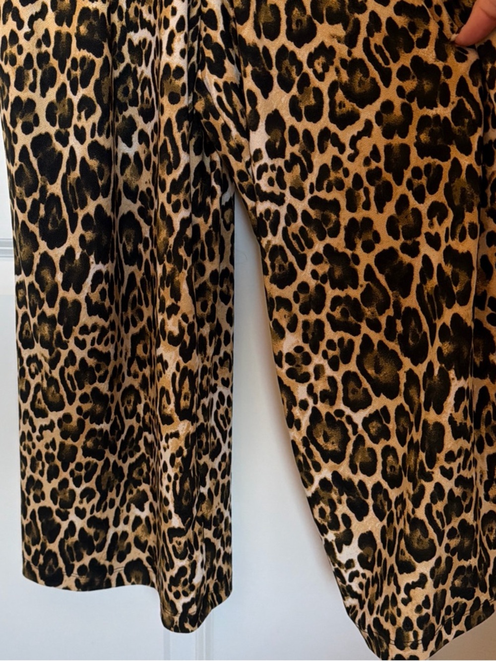 Leopard Print Maxi Slip Dress - Animal Print Strappy Sundress - Picture 4 of 4